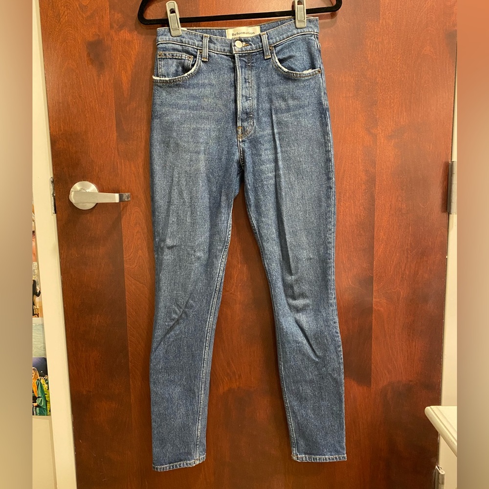 Reformation skinny jeans